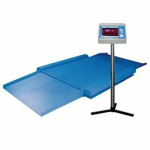 Весы платформенные С ПАНДУСОМ 1000х750 мм 1000 кг + поверка