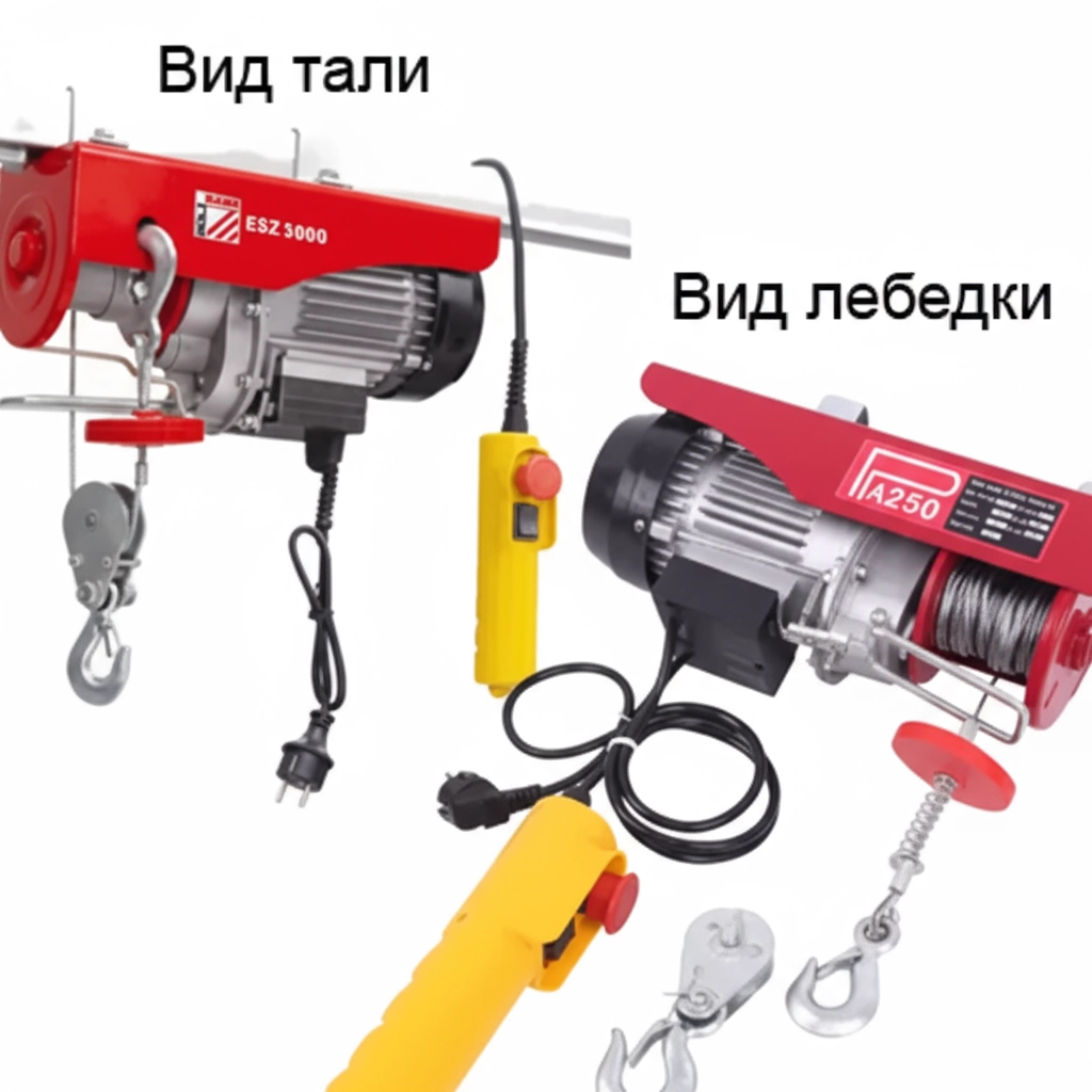 Электрическая таль РА 250/500 кг 20/10 м