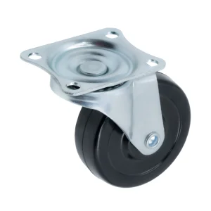 SCdd 93 - Мебельное колесо из твердой резины 75 мм (площадка, поворотн.)